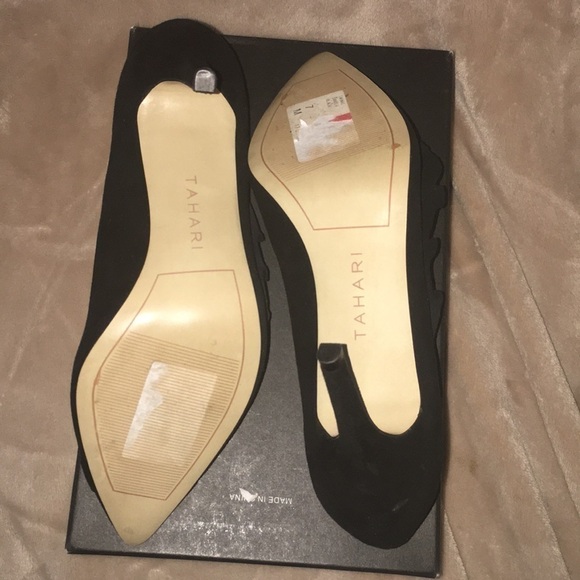 TAHARI BANTER Black HEELS - Picture 10 of 12